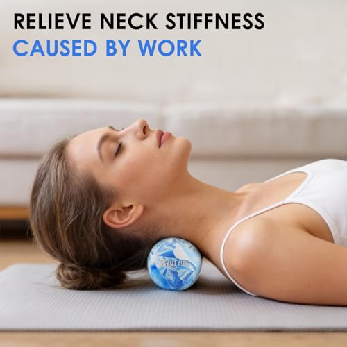 JSYUTYUZ Lacrosse Massage Balls for Myofascial Release, SGS Certification, Massage Deep Tissue for Shoulder and Back, Trig...
