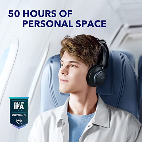 Soundcore by Anker Space Q45 Adaptive Active Noise Cancelling Headphones, Reduce Noise by Up to 98%, 50H Playtime, App Con...