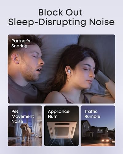 Soundcore Sleep A30 Special by Anker, Sleep Earbuds, ANC, Passive Isolation, Snore Masking, Extensive Sleep Audio, Ultra C...