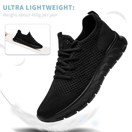 GDEKLO Mens Running Shoes Walking Tennis Sneakers Slip on Gym Workout Athletic Lightweight Casual Sport Shoes