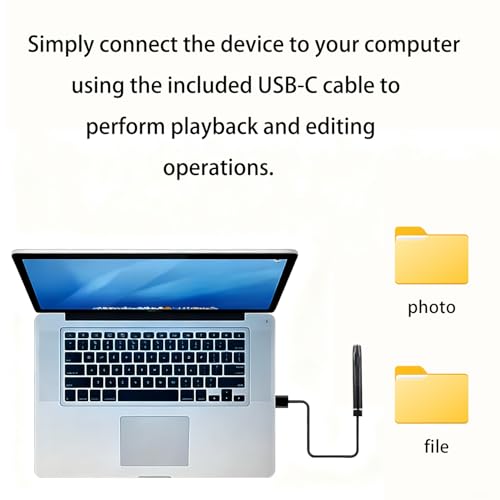 Covert Pen Camera with 1080p HD Video, Discreet Body Wearable Cam with 70-Min Battery & 32GB SD Card for Business, Evidenc...