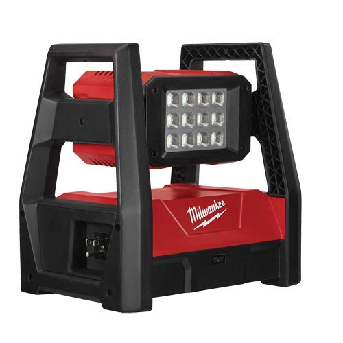 Milwaukee M18 Trueview LED Flood Light 2360-20, Red & Black