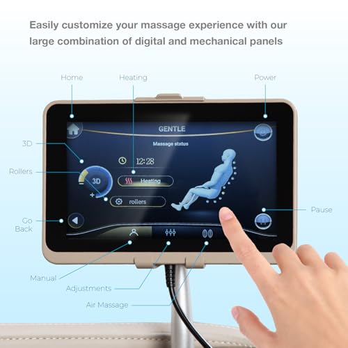 Osaki OS-3D Champ II | Brown Full Body Massage Chair | 3D SL-Track Massage | Zero Gravity | Lumbar Heating | Touchscreen C...