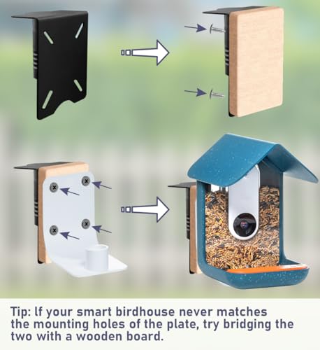 Ansionsol 90 Inch Smart Bird Feeder Pole with 5-Prong Base, Adjustable Bird House Pole Mount Kit for Outdoors, Heavy Duty ...