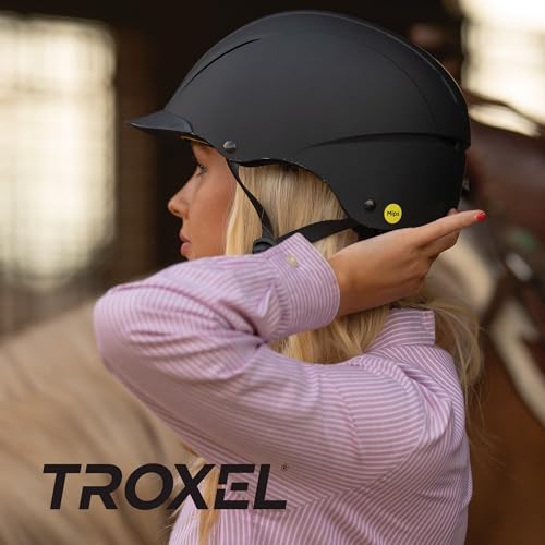 Troxel Spirit with MIPS Technology Full Coverage Horse Riding Helmet, Horseback Riding Gear for Equestrians
