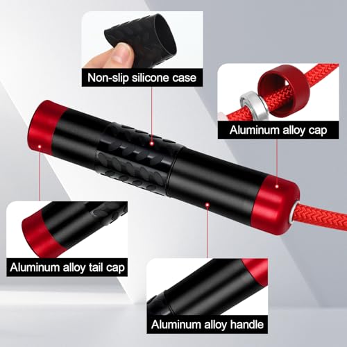 BWEMYXN Jump Rope for Fitness, Professional Jump Rope, Boxing Jump Ropes, Adjustable 9MM PVC Skip Rope, Jump Ropes for Men...