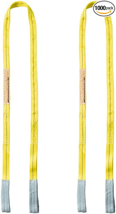 Kivomot Lifting Straps - Industrial Grade Polyester Tow Strap - 6.5FT Long, 1in Wide, 2-Pack Gun Sling - 4400 lbs Max Load...