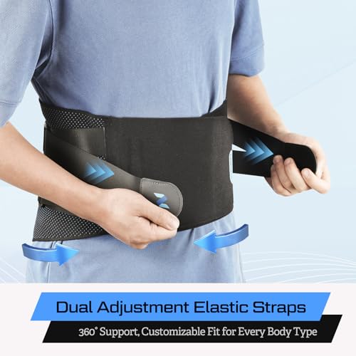 NEENCA Lower Back Brace for Lower Back Pain Relief, Medical Grade Lumbar Support Belt for Women Men, Herniated Disc,Lumbar...