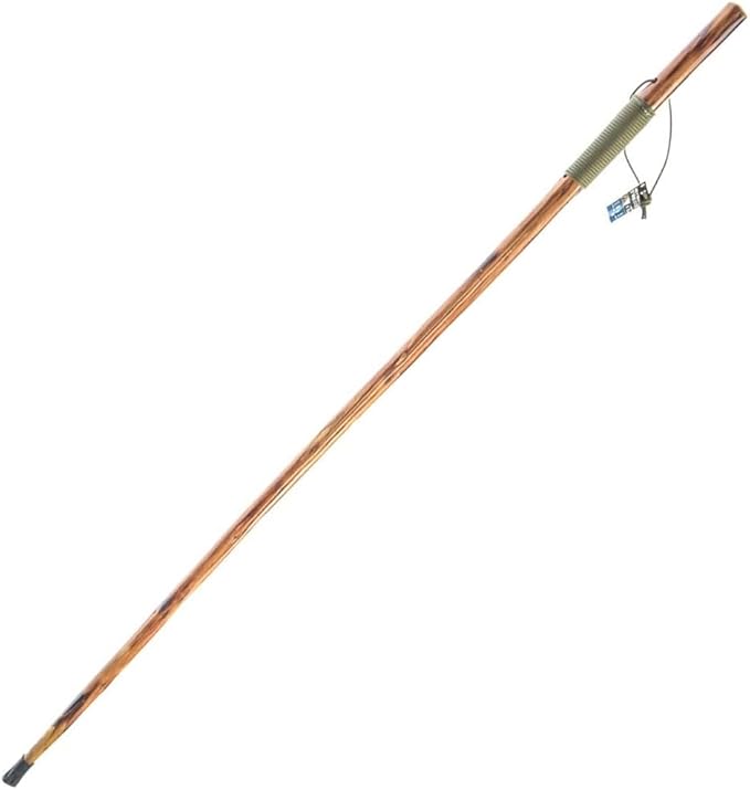 SE Survivor Series Green 12' Paracord Walking/Hiking Stick with 440 lb Pull Capacity, 55" - WS636-55GN