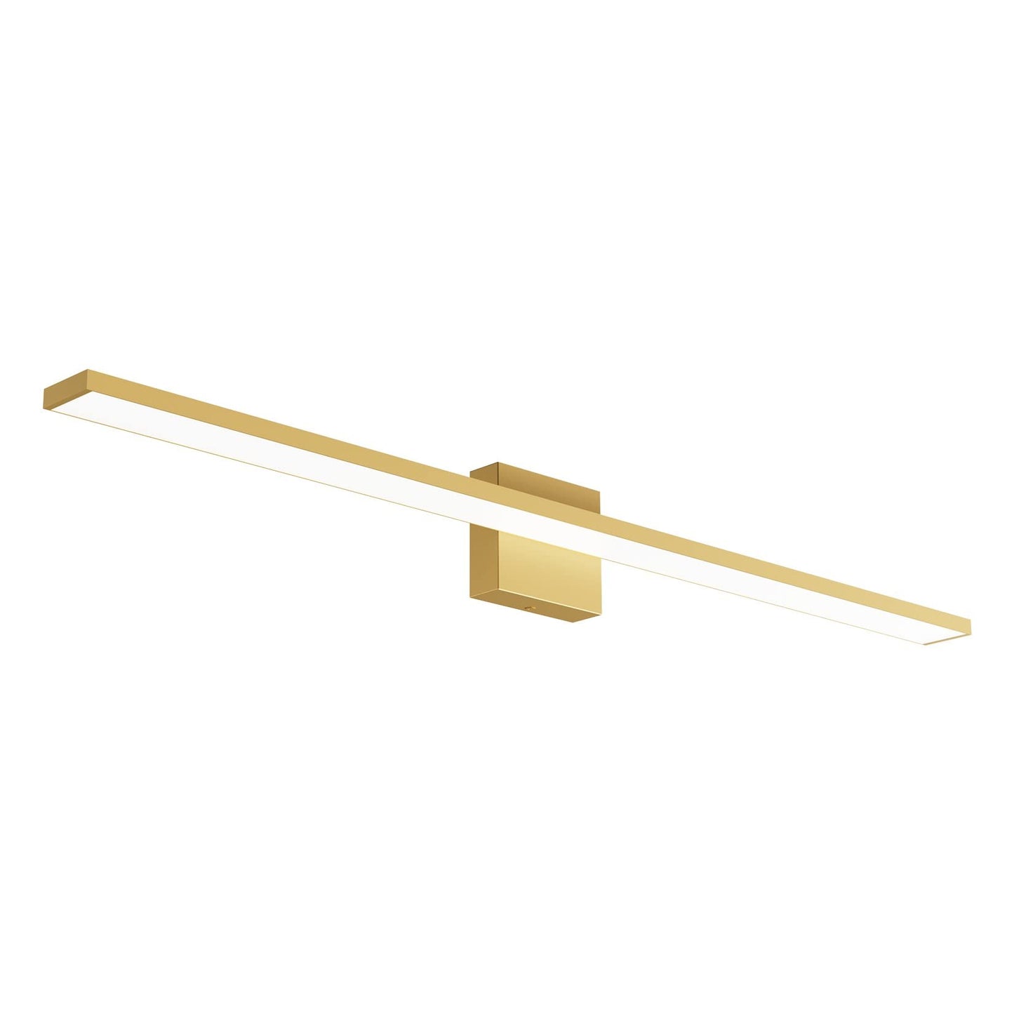 Ralbay Modern LED Vanity Light 38W Frosted Aluminum 40 inch Gold Wall Fixture 6000K for Bathroom Over Mirror