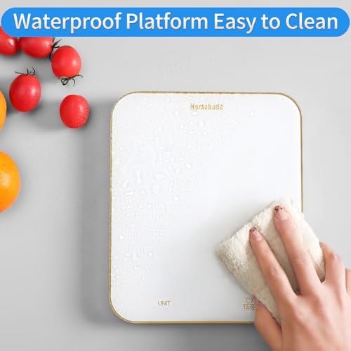 Homebuds 33lb Digital Food Scale Grams and Ounces in 1g, High Precision Assured by Kitchen Scale Professional Factory Sinc...