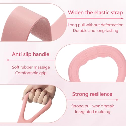Yitexin Figure 8 Resistance Band, Stretch Bands for Exercise, Stretch Strap for Arm Shoulder Back Chest Stretching, Elasti...