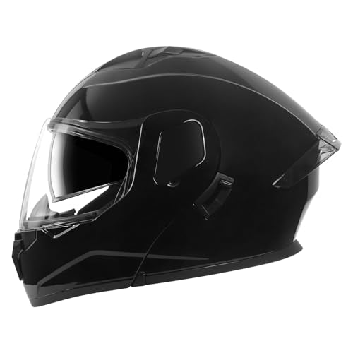 SPARK Adult Modular Motorcycle Helmet Dot Certified Flip-Up Dual Visor Full Face Helmets for Men & Women Moto ATV UTV Snow...