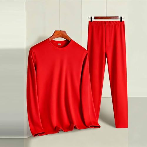 Thermal Underwear Sets for Men Long Johns with Fleece Lined Base Layer Cold Weather High Stretchy Top and Bottom
