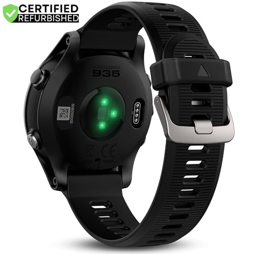 Garmin 010-N1746-00 Forerunner 935 GPS Watch, Multisport, Altimeter, Battery, Black (Renewed) Bundle with 2 YR CPS Enhance...