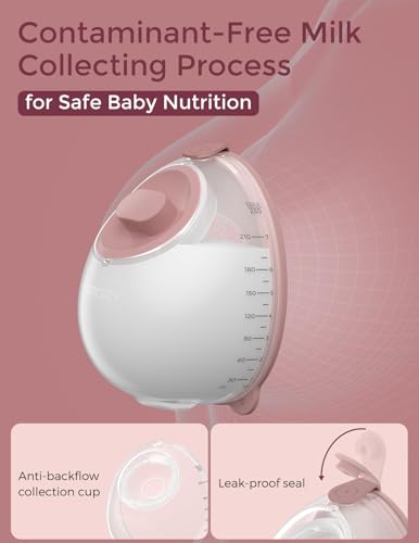 Momcozy Breast Pump V1 Pro Hospital-Grade, Hands-Free & Portable Wearable Pump, Upgraded Electric Pump with 3 Fine-Tuned R...