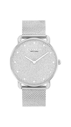 COACH Elliot Women's - 2H Quartz Watch - Shimmer Mesh Bracelet and Dial - Modern for Everyday Wear - Gift for Her - 36mm