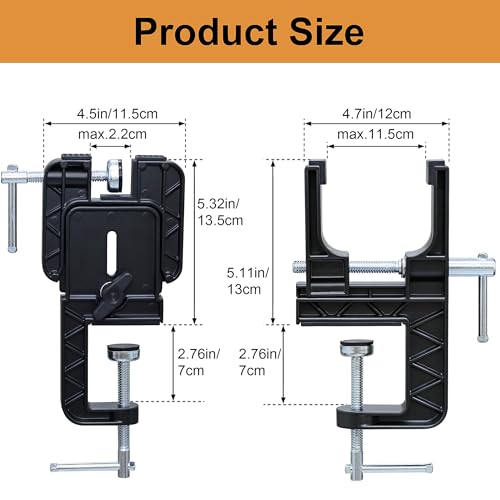 GALLOP Ski Vise - All Metal Tuning and Waxing Adjustable Angle,Ski Snowboard Clamp with Rubber Pads,Stable Ski Snowboard T...