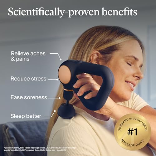 TheraGun Sense (1st Generation) by Therabody - Deep Tissue Massage Gun with Preloaded Routines for Stress Relief, Pain Rel...