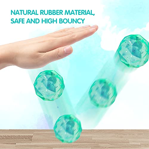 Ecoofor 24 Pieces Bouncy Balls 32mm Bounce Balls 6 Styles High Bouncing Balls Toys for Kids Party Favors Birthdays Gift Cl...