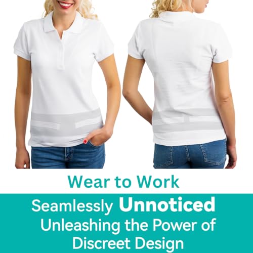 Lightweight Back Brace for Lower Back Pain Under Clothes - Relief from Sciatica, Hip and Spine Pain - Breathable & Adjusta...