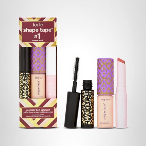 tarte shape tape best-sellers set - 20B light & rose - travel size
