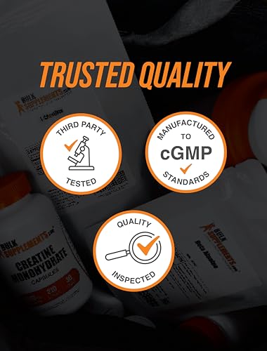 BulkSupplements.com Creatine Monohydrate Powder - Micronized Creatine Powder, Unflavored - Pure & Gluten Free, 5g (5000mg)...