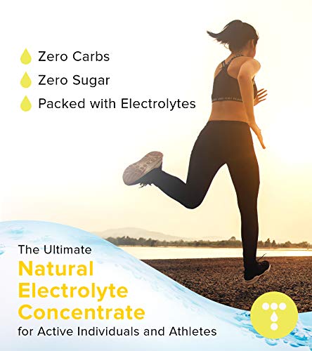 Daylyte Electrolyte Drops, Lemon, Sugar Free Daily Hydration Supplement with Magnesium, Calcium, & Zinc (29 Servings)