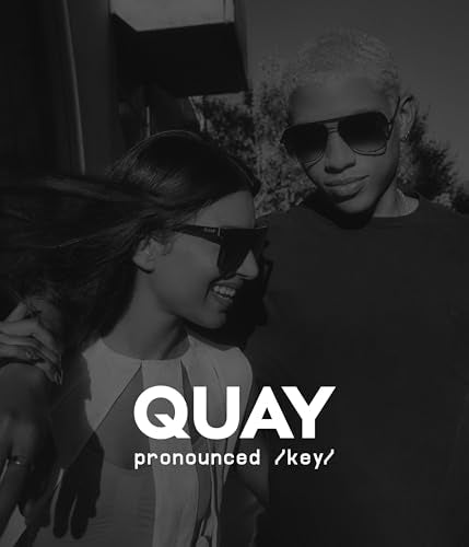 Quay - Women's Sunglasses, Cat Eye Lenses with UV Protection, Oversized Sunglasses (It's My Way, Milk Tortoise Smoke)