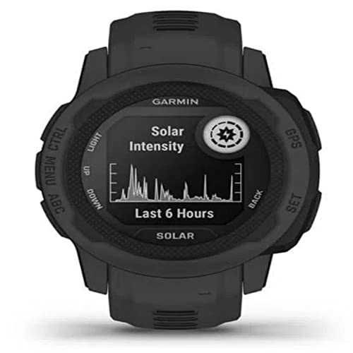 Garmin Instinct 2S Solar Rugged GPS Smartwatch, Graphite