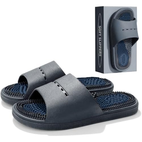 MOTTLED SKY Acupressure Massage Slippers Acupressure Foot Massager Shoes Reflexology Sandals Gift for Men Women Reduce Fee...