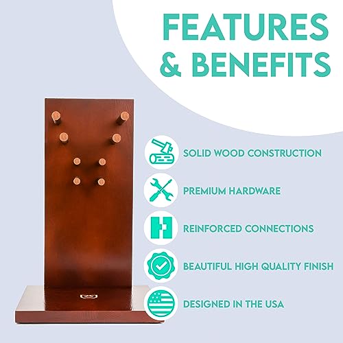 Yoga Wheel Storage Rack – Storage Compatible for Chirp Wheels and Yoga Wheels, Organize Your Back Roller Wheels, Fits all ...