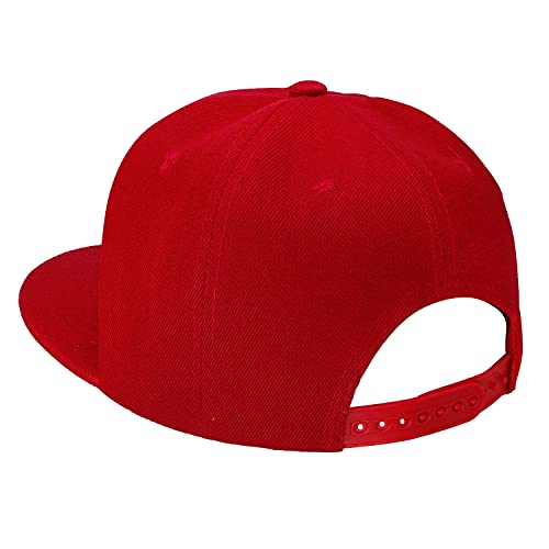 Falari Wholesale 12 Pack Snapback Hat Cap Hip Hop Style Flat Bill Blank Solid Color Adjustable Size