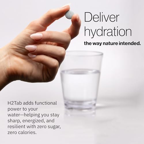 Molecular H2TAB Hydrogen Tablets with Magnesium -12 PPM Hydrogen Tablets for Drinking Water -Rich in Antioxidants, Support...