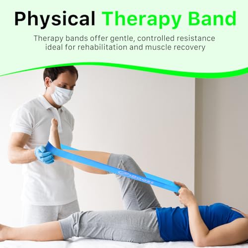 BOOSTFIT Resistance Bands for Working Out, Exercice Bands Set with 5 Different Levels for Physical Therapy, Elastic Bands ...