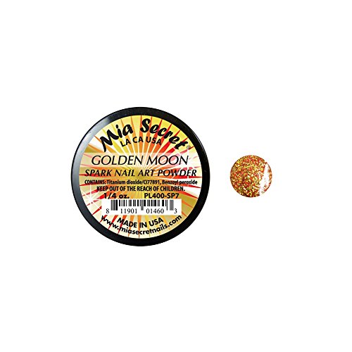 Mia Secret Professional Spark Collection Acrylic Powder 1/4 oz (Pick Your Color) (Golden Moon)