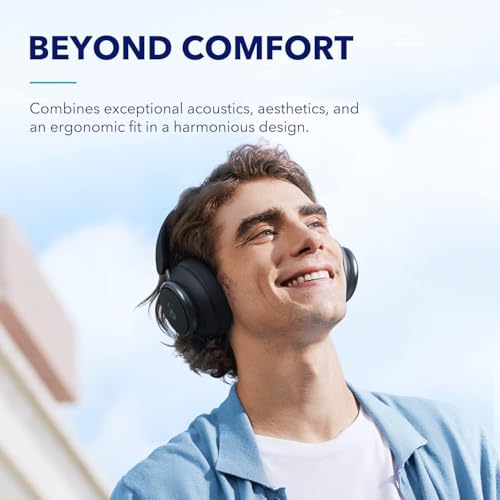 Soundcore by Anker Space Q45 Adaptive Active Noise Cancelling Headphones, Reduce Noise by Up to 98%, 50H Playtime, App Con...