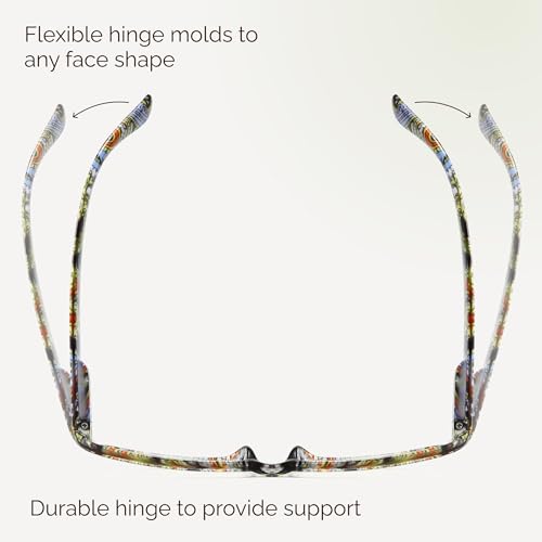 Gaoye +2.75 Readers for Women, Blue Light Blocking Reading Glasses, Stylish Reading Glasses for Women in 4 Patterns