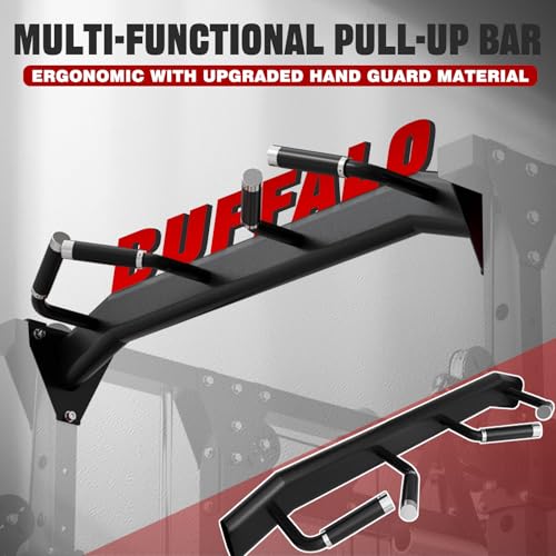 RitFit Buffalo Smith Machine, Power cage with LAT-Pull Down System & Cable Crossover System, All-in-One Squat Rack for Hom...