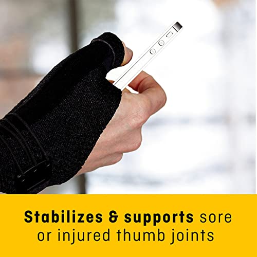 FUTURO Deluxe Thumb Stabilizer, Left or Right Hand, Small/Medium Size, Adjustable, Stabilizes and Supports Sore, Weak or I...