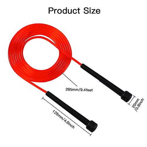 VIIBASE 10 Pack PVC Jump Rope for Cardio Fitness - Versatile Adjustable Skipping Rope for Women Men Kids, Speed Jump Rope ...
