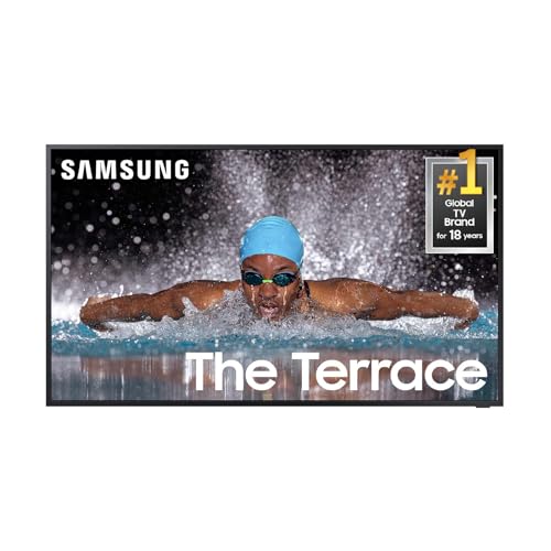 SAMSUNG 75-Inch Class Neo QLED 4K The Terrace Partial Sun, Quantum HDR+, Dolby Atmos, Wide Viewing Angle, Weather Resistan...
