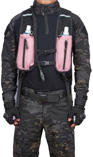 ATBP Insulated Hydration Pack Hiking Water Backpack Running Vest with 3L TPU Bladder Bag for Marathon Cycling Men