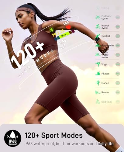 Smart Watches for Women (Make/Answer Calls), Alexa Built-in Smart Watch for Android/iPhones with Receive Messages/Emails/R...