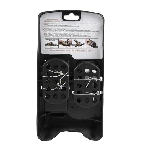 Erickson Pro Series 1in x 10ft Black Retractable Ratcheting Tie-Down Straps, Heavy-Duty Secure Hold, 1500 lb Load Capacit...
