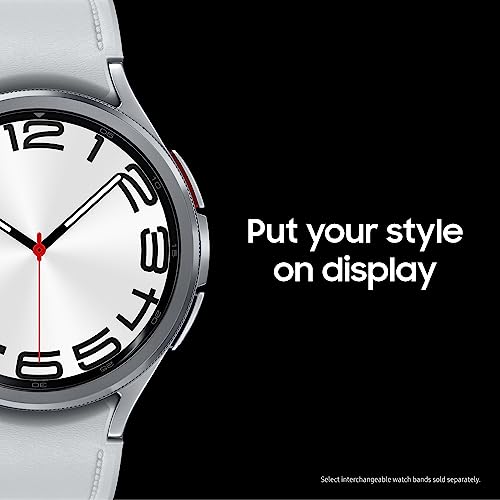 Samsung Galaxy Watch 6 Classic 47mm LTE Smartwatch, Rotating Bezel, Fitness Tracker, Personalized HR Zones, Advanced Sleep...