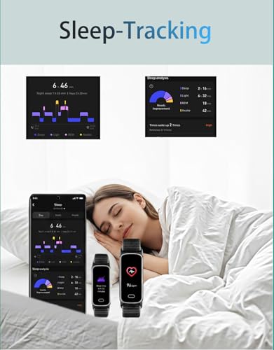 Fitness Tracker for Women with Heart Rate SpO2 Blood Pressure Sleep Tracker,Fitness Watches 16 Sport Modes SMS/SNS Notific...