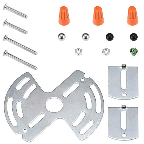 Canomo Lighting Adjustable Crossbar Kit Multifunctional Light Fixture Crossbar Plate Support to 35lb for Mount Wall Light,...