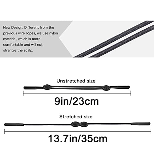 Festty Glasses Strap Sports 3 pcs, Eyeglasses Strap Holder for Kids Women Men, Adjustable Sunglasses lanyard string chain，...