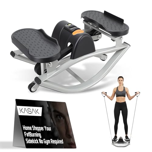 The Rocking Fitness Stepper for Exercise at Home Workout Steppers Side to Side Machine Step Rocker Lateral Rowing Leg Exer...